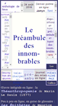 Mobile Screenshot of preambule.net