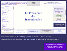 Tablet Screenshot of preambule.net